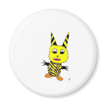 Yellow Gremlin magnets by Gnomination Yellow Gremlin magnets