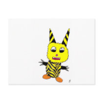Yellow Gremlin postcards