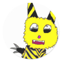 Yellow Gremlin stickers