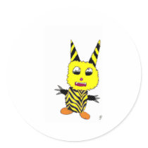 Yellow Gremlin stickers