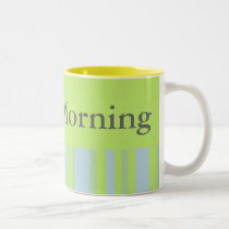 yellow grey blue stripes mugs