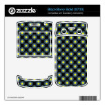 yellow grey modern circle pattern BlackBerry bold skins