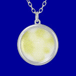 YELLOW GRUNGE POLKADOTS POLKA DOT BACKGROUNDS DIGI necklaces