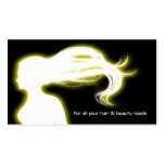 yellow Hair Salon businesscards business cards