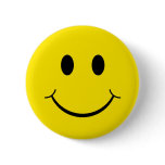 Yellow Happy Face Pin