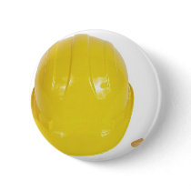 Yellow Hardhat and Earplugs buttons