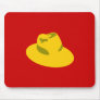 YELLOW HAT RED HAT MOUSE MAT