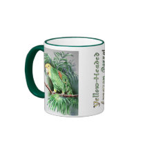 Yellow-Headed Amazon Parrot Coffee Mugs