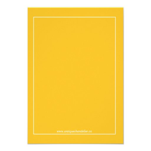 Yellow Heart Wedding Rehearsal Dinner Invitations