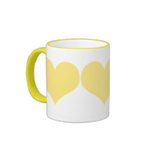 Yellow Hearts Mug