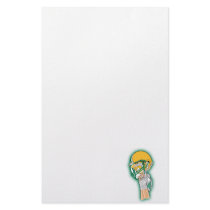yellow helmet winner stationery