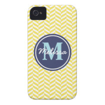 Yellow Herringbone casemate cases
