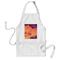 Yellow Hibiscus Art Flower Painting - Multi Apron
