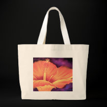 Yellow Hibiscus Art Flower Painting - Multi bags