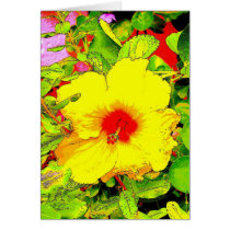 Yellow Hibiscus cards by raytcook Yellow Hibiscus cards