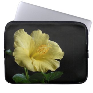 Yellow Hibiscus ~ Laptop Sleeve