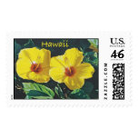 Yellow Hibiscus Stamp