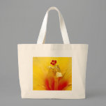 Yellow Hibiscus Tote Bag bags