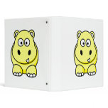 Yellow Hippo Binder