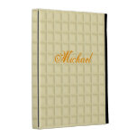 Yellow Hoheycomb Texture iPad Case