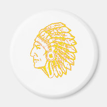 Yellow Indian copy Magnets