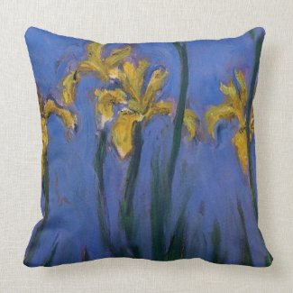 Yellow Irises Pillows