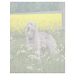 yellow Irish wolfhound flowers Letterhead Design