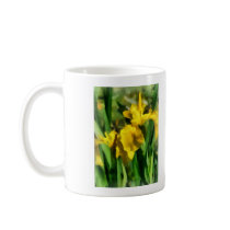 Yellow Japanese Irises mugs