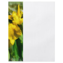 Yellow Japanese Irises flyers