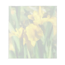 Yellow Japanese Irises Notepads