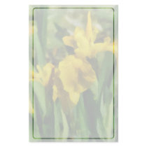 Yellow Japanese Irises stationery