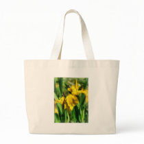 Yellow Japanese Irises bags