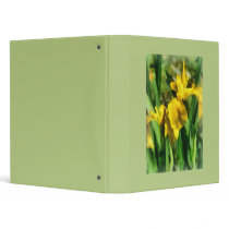 Yellow Japanese Irises binders