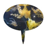 YELLOW JELLYFISH  AQUATIC SEALIFE LAS VEGAS AQUARI CAKE PICK