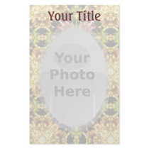 Yellow Kaleidoscope Wheel Photo Stationery