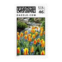 yellow Keukenhof Gardens, Holland flowers Postage Stamp