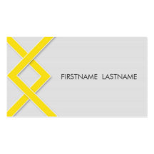 Yellow Knot Personal Networking Business Cards