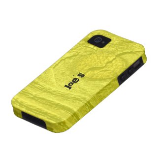 Yellow Knotty Wood iPhone 4/4S Cases