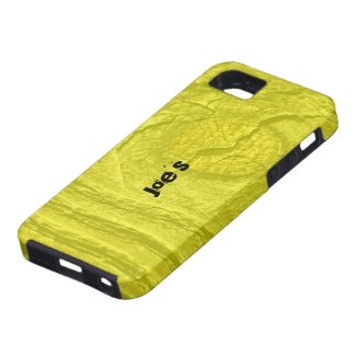 Yellow Knotty Wood iPhone 5 Case