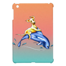 Yellow Lab Dolphin Ride Case For The iPad Mini