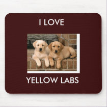 Yellow Lab Mousepad mousepads