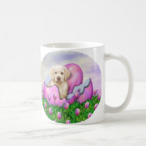 Yellow Labrador Easter Surprise mugs