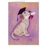 Yellow Labrador Graduation Card