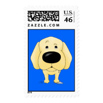 Yellow Labrador Postage Stamps