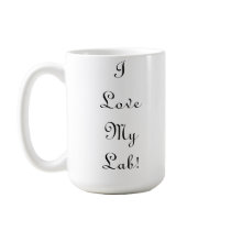 Yellow Labrador Puppy Mug mugs