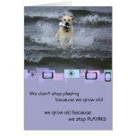 Yellow Labrador Retriever Birthday Greeting Card