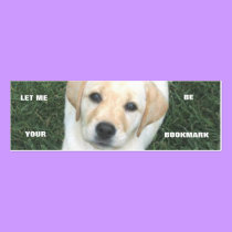 Yellow Labrador Retriever Bookmark business cards