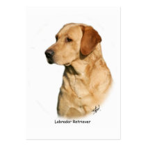 Yellow Labrador Retriever business cards