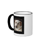 Yellow Labrador Retriever Dog on Ceramic Mug
