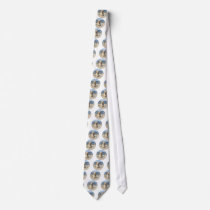 Yellow Labrador Retriever Men's Necktie